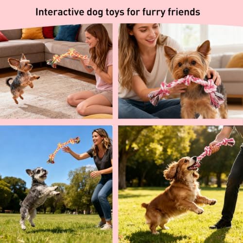 SZEE Dog Rope Toy 2-Pack, Rope Toys - Image 6