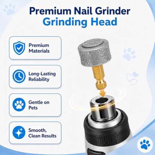 20-Pack Diamond Dog Nail Grinder Replacement Heads - Image 4