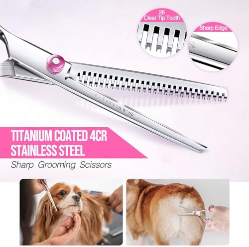 Gimars Dog Grooming Scissors Kit Professional 4CR - Image 2