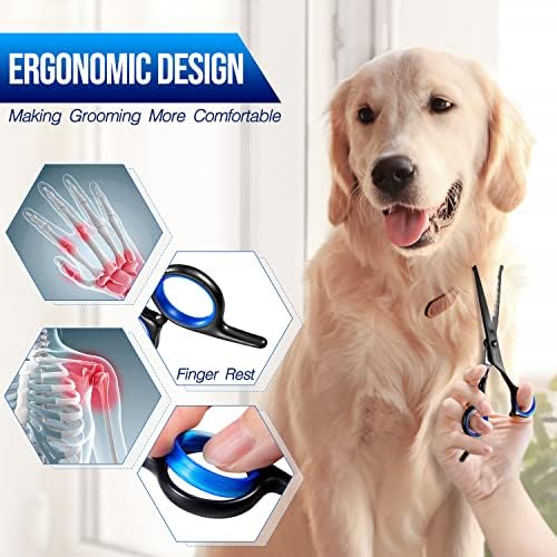 Gimars Dog Grooming Scissors Kit Professional 4CR - Image 5