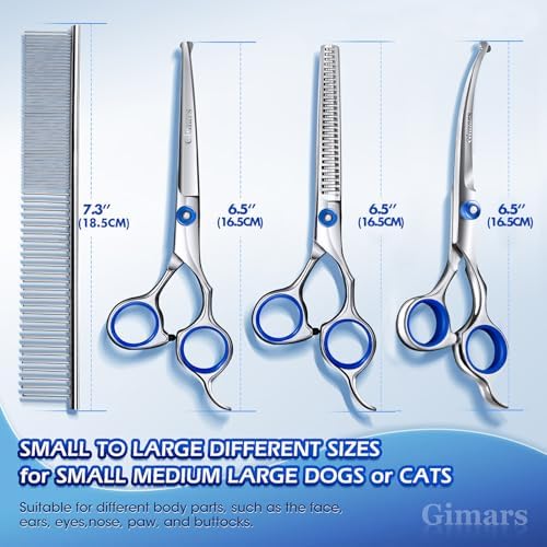 Gimars Professional 5 in 1 Grooming Scissors - Image 2
