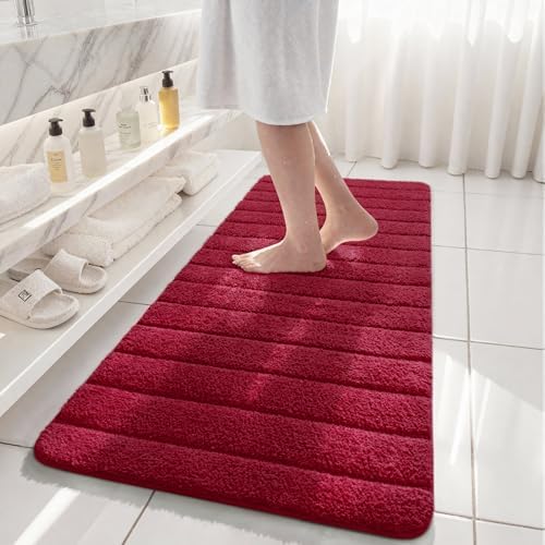 AROGAN Luxury Long Bathroom Runner Rugs 24x60 Inch Bath Rug - Image 3