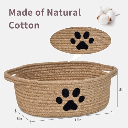 Small Woven Dog Toy Basket - Image 2