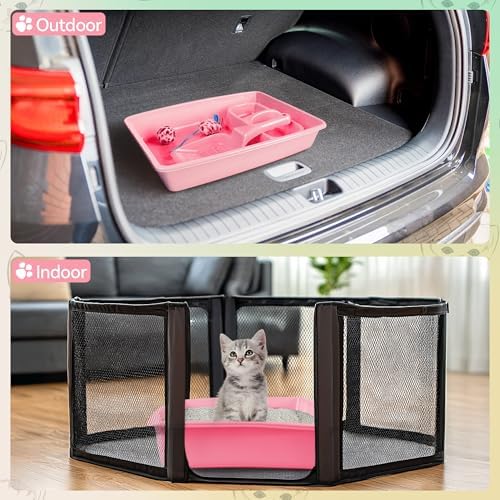 PAWISE Cat Litter Box Set, Small Kitten Starter Kit, Includes Litter Box - Image 7