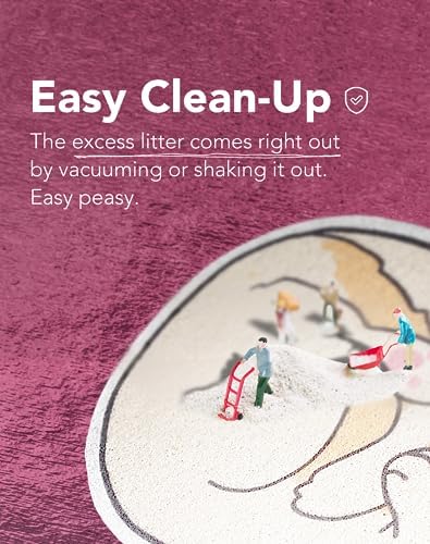 Lukamoo® Cute Cat Litter Mat, for Kitty Litter & Cute Cat Litter Box - Image 5