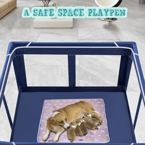XVISHX 42x42 Inch Puppy Playpen - Image 4