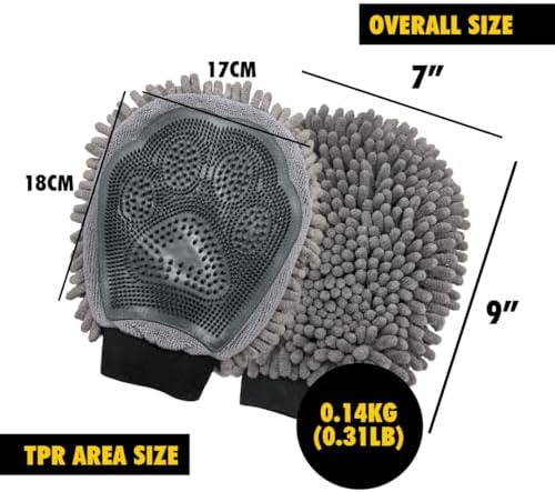 Muddy Mat® Dog Washing Gloves – Dual-Sided Pet Grooming Mitt - Image 3
