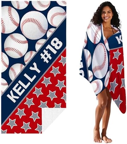 Personalized Beach Towel With Name, Custom Beach Towel with Name, Customized - Image 3