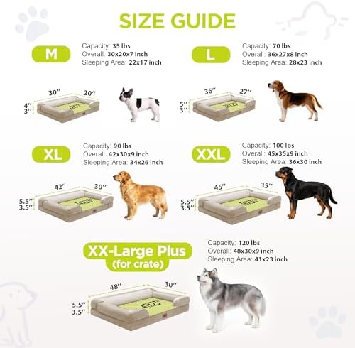 Waterproof Orthopedic Dog Bed for Medium Large Sized Dogs - Image 4