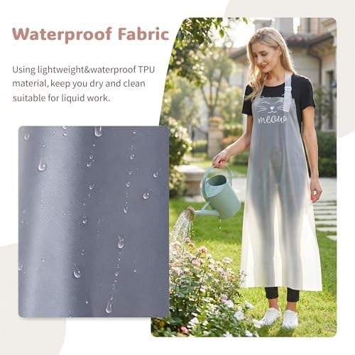Nanxson TPU Waterproof Apron Lightweight Work Apron - Image 2