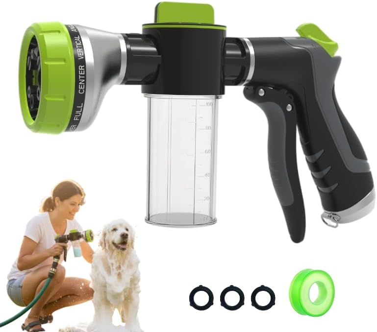Dog Shower Attachment with Soap Dispenser by Unknown