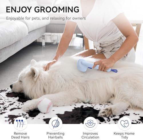 aumuca Skin Friendly Self-Cleaning Slicker Brush - Image 4
