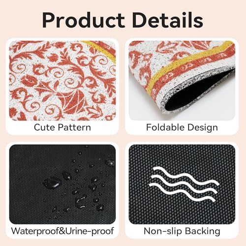 Cat Litter Mat, Waterproof & Urine-Proof Kitty Litters Catcher Mats, Keep Floor - Image 3