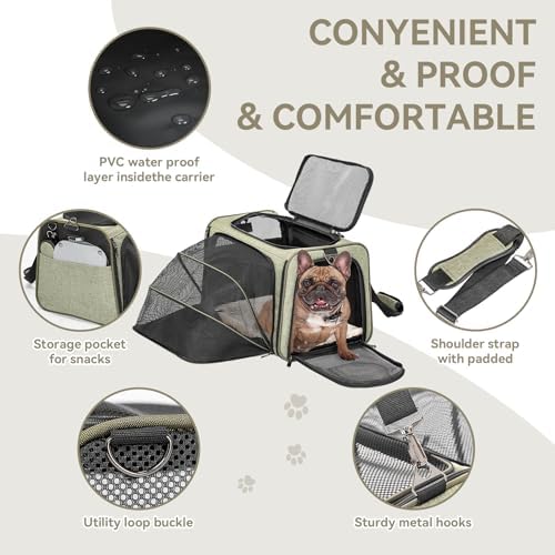 Petsfit Large Double Expandable Cat Carrier - Image 6