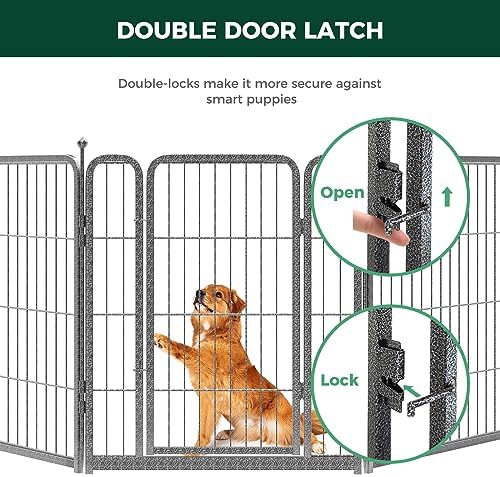 FXW Aster Dog Playpen Designed for Yard, 16 Panels - Image 5
