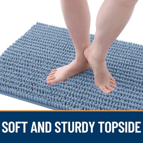 OLANLY Dog Door Mat for Muddy Paws 36x24, Ultra-Absorbent Chenille Mud Mat - Image 3
