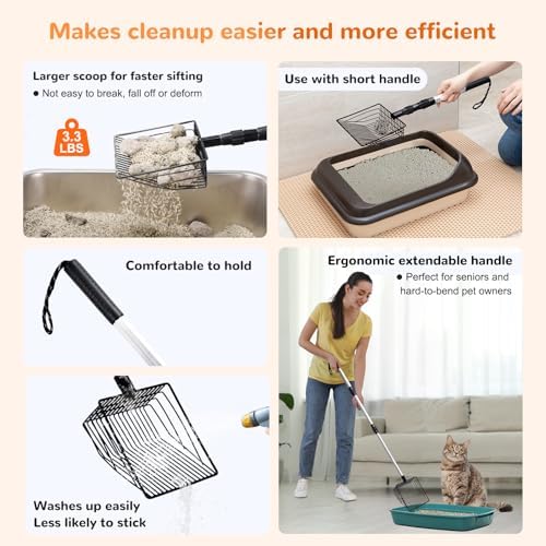 PETOCAT Metal Cat Litter Scoop - Image 4