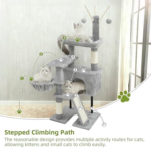 Gitelsnour Cat Tree Tower for Indoor Cats, Top Platform - Image 6