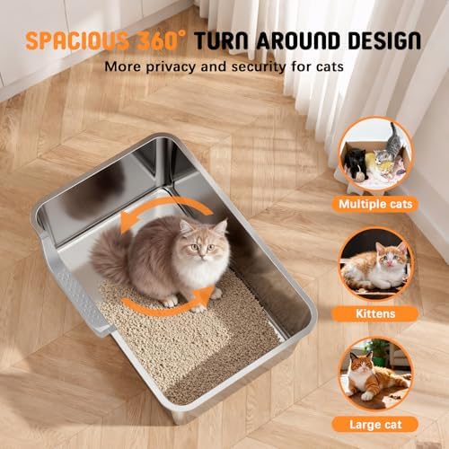 Stainless Steel Litter Box - Image 4