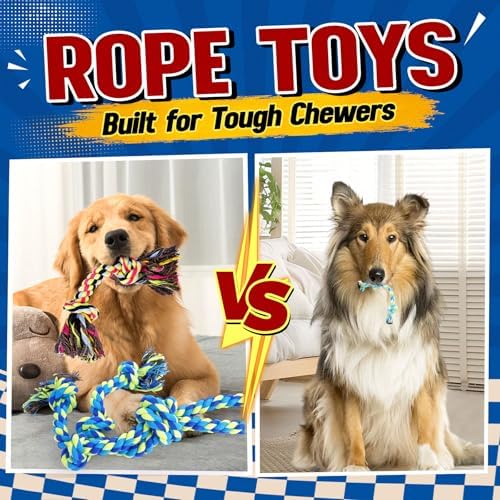 Forfon Tough & Strong Dog Toy for Aggressive Chewers – Tough Chew Toys for - Image 6