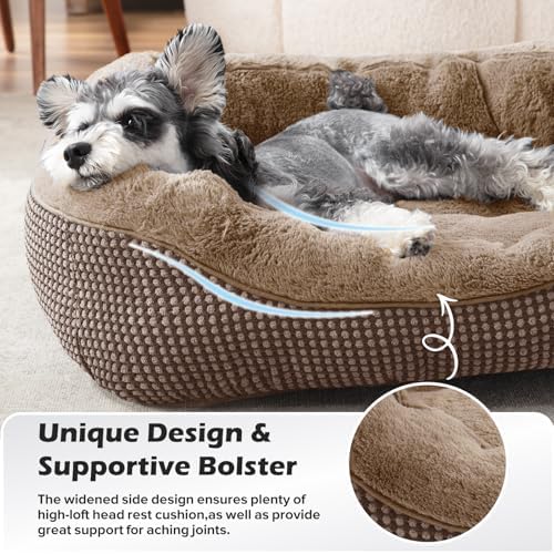 INVENHO Large Dog Beds Large Sized, Washable Orthopedic Warming Soft Sleeping - Image 4