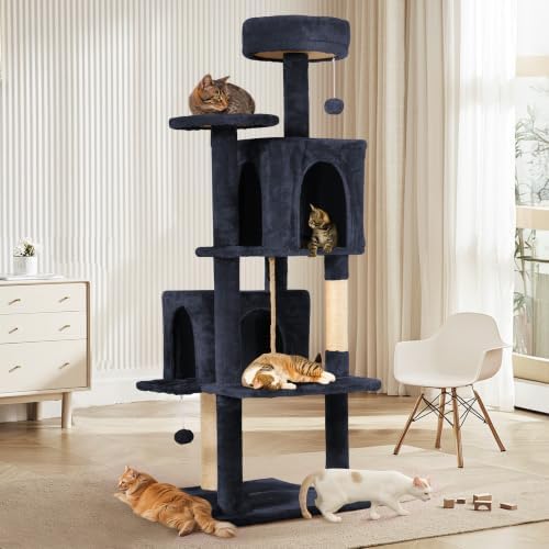 58.5inch Large Cat Tree Tower Condo - Image 6