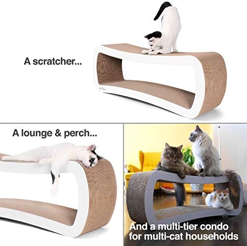PetFusion Jumbo Cat Scratcher Lounge. Superior Cardboard & Construction - Image 5