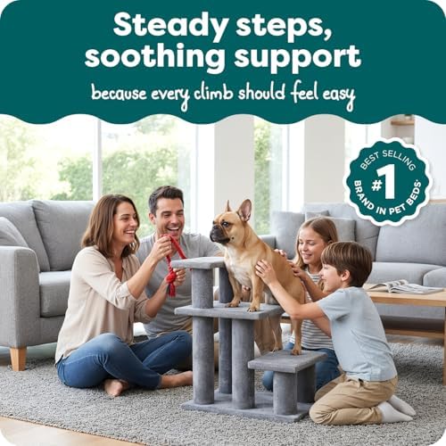 Furhaven Steady Paws Multi-Step Pet Stairs - Image 2