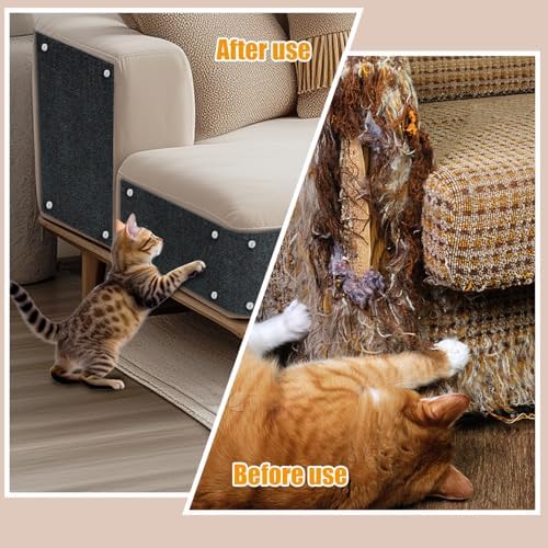 Cat Scratch Mat, 78.8"x15.9" Trimmable Self-Adhesive Cat Scratch Furniture - Image 3