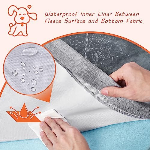 EHEYCIGA Large Washable Dog Crate Bed - Image 4