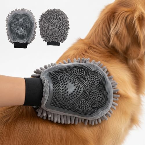 Muddy Mat® Dog Washing Gloves – Dual-Sided Pet Grooming Mitt by MuddyMat%C2%AE