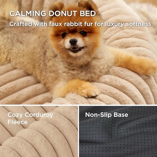 Bedsure ComfyFleece® Donut Cat Bed - Image 3