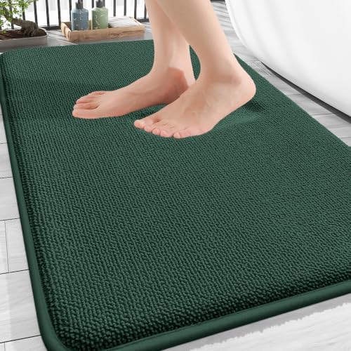 OLANLY Memory Foam Bathroom Rugs 30x20, Absorbent Bath Mat by OLANLY