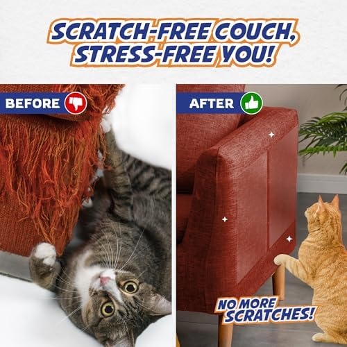 Panther Armor Cat Scratch Furniture Protector, 12 Double-Sided Tape Sheets - Image 4