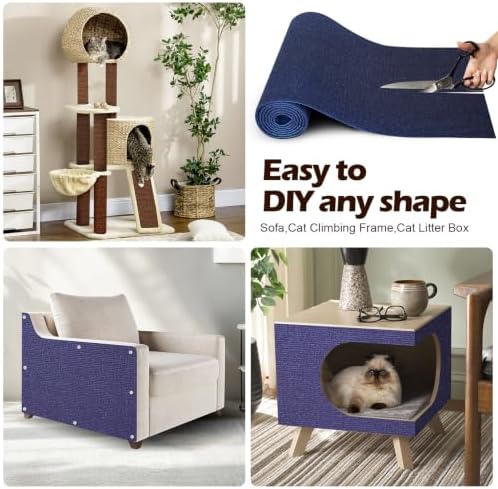 Cat Scratch Furniture Protector, 78.7"x15.8" Cat Scratch Pad - Image 3