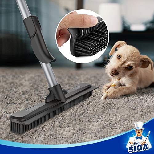 MR.SIGA Pet Hair Removal Rubber Broom - Image 4
