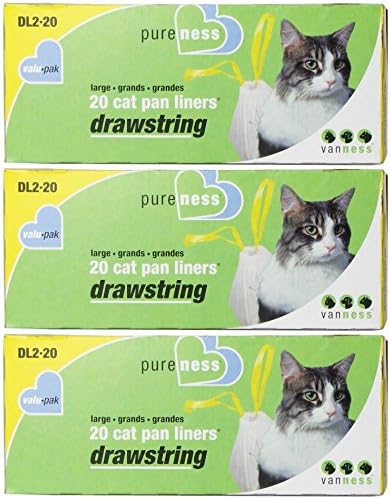 Pureness Large Drawstring Valu-Pak Cat Pan Liners by VanNessPets