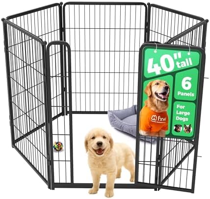 FXW Homeplus Indoor Dog Playpen, 6 Panels, by FXW
