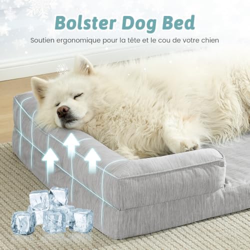 COZY KISS Orthopedic Dog Cooling Bed Washable - Image 2