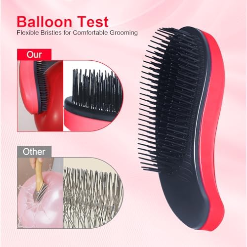 Small Dog Brush, Skin-friendly Soft Bristles - Image 3