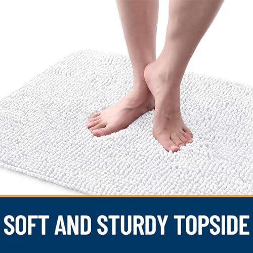 OLANLY Dog Door Mat for Muddy Paws 54x32, Super Absorbent Chenille Mud Mat - Image 4