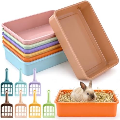 Hiceeden 7 Pack Small Kitten Litter Box by Hiceeden