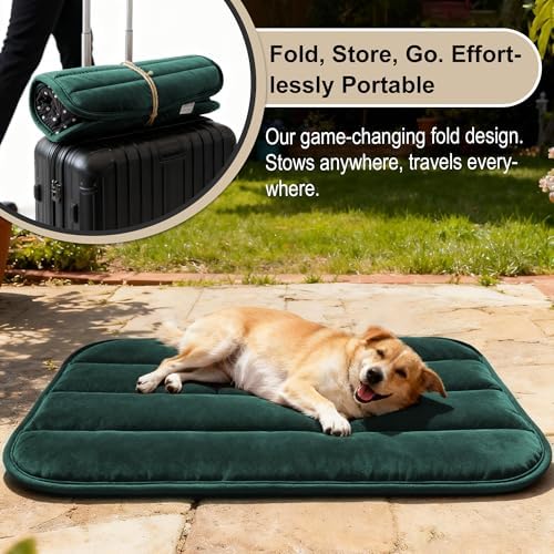 pobopobo Dog Crate Pad, Ultra Soft & Anti-Slip Kennel Mat, Secure Fit - Image 5