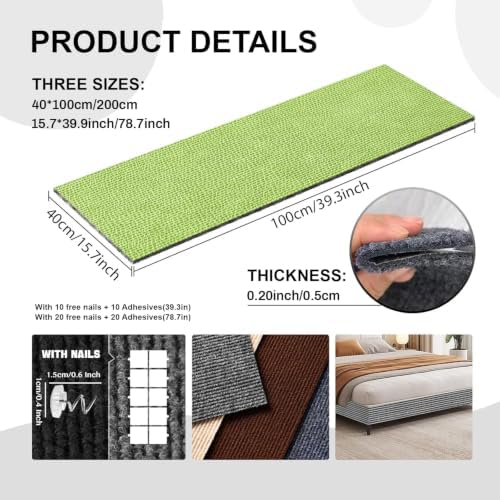 Cat Scratch Couch Furniture Protector from Cat Claws, 39.3x15.8In - Image 3