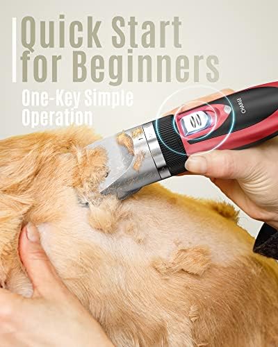 oneisall Dog Clippers Low Noise Grooming Kit - Image 3