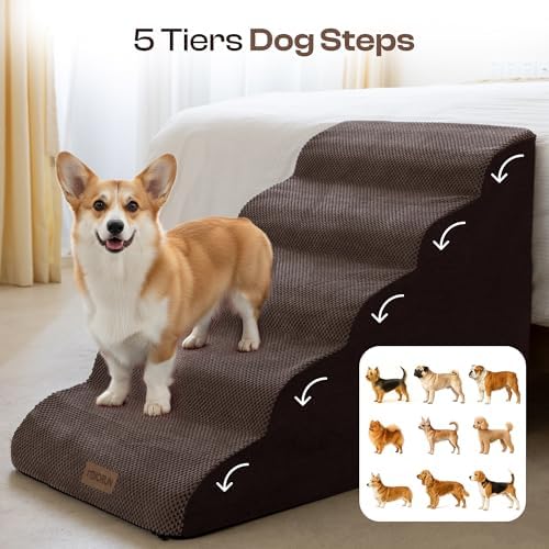 Miorun Extra Wide Dog Stairs for Large Dogs - Image 3