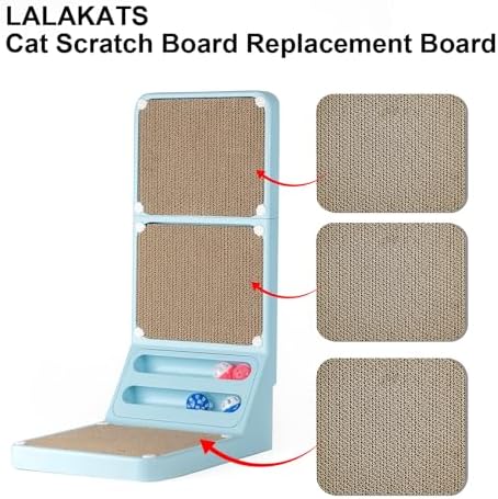 Scratcher Replacement Pads Cat Scratching Board L Shaped Cat Scratcher 3-Piece - Image 2