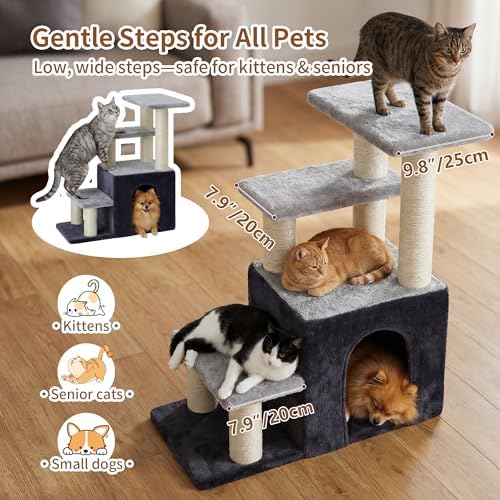 Heybly Cat Scratching Post, Pet Steps - Image 4