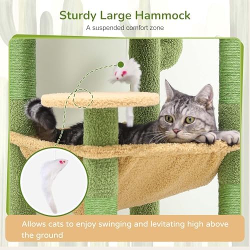 Globlazer Cactus Cat Tree Tower - Image 4