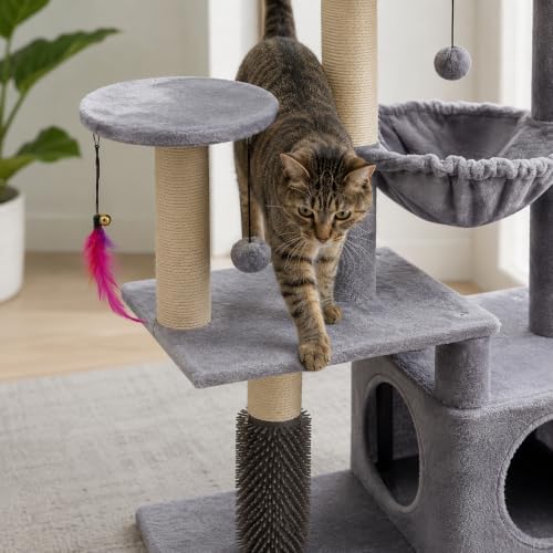 Multi-Level Cat Tree for Indoor Cats, Cat Tree Tower - Image 5
